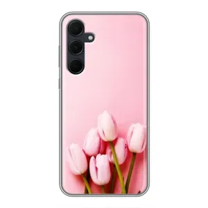 Чохли з картинкою (Тюльпани) на Самсунг Галаксі А35 (5G) (Рожеві тюльпани)