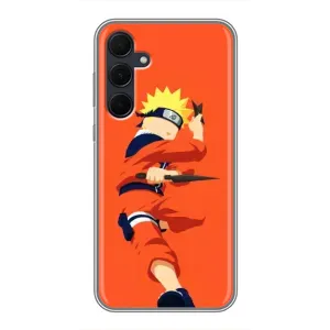 Чехлы с принтом Наруто на Samsung Galaxy A35 (5G) (Силуэт Наруто)