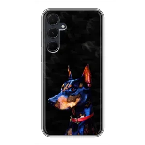 Бампер для Samsung Galaxy A35 (5G) с картинкой "Песики" (Собака Мопс)