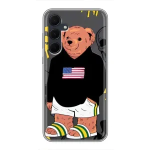 Чехлы Мишка Тедди для Самсунг Галакси А35 (5G) (Teddy USA)