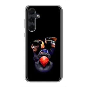 Чехлы с Горилой на Самсунг Галакси А35 (5G) (Три обезьяны)