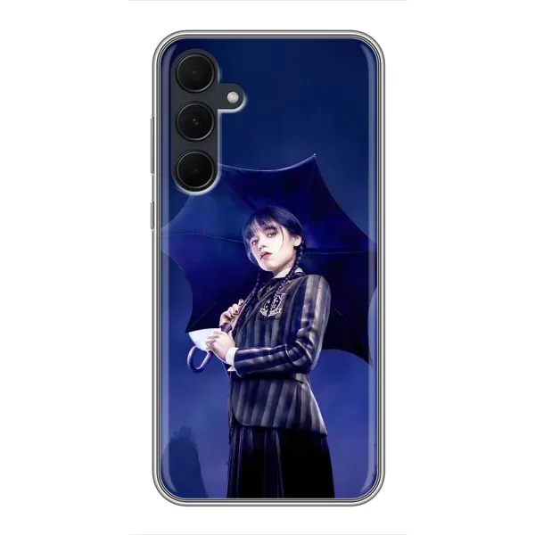 Чехол с рисунком «Уэнсдей с зонтом» для Samsung Galaxy A35 (5G) Чехол с рисунком «Уэнсдей с зонтом» для Samsung Galaxy A35 (5G)