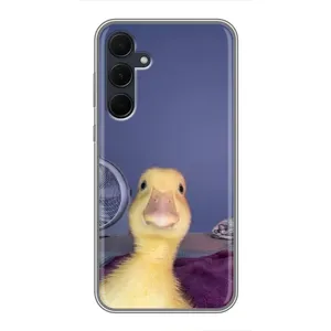 Бампер с принтом Мемы для Samsung Galaxy A35 (5G) (Утка)