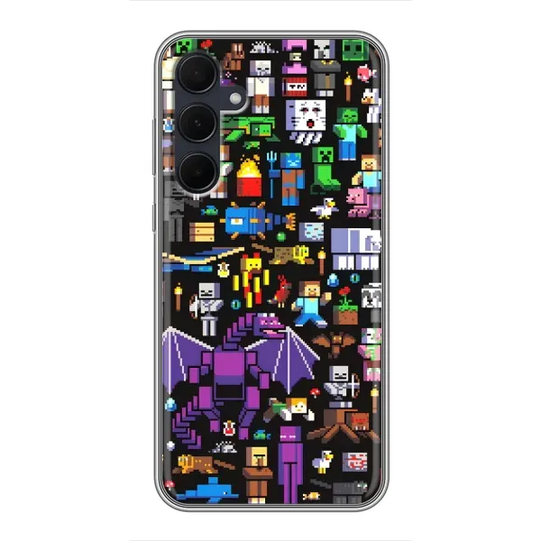 Чехол с рисунком «Все персонажи» для Samsung Galaxy A35 (5G)