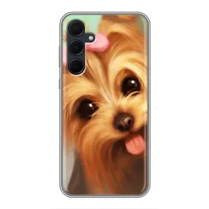 Чехол (ТПУ) Милые собачки для Samsung Galaxy A35 (5G) (Йоршенский терьер)