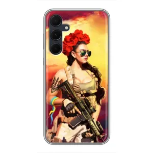 ЗСУ Чехлы (TPU) для Samsung Galaxy A35 (5G) (Женщина солдат)