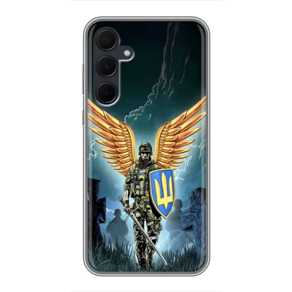 Чехол с рисунком «ЗСУ з крильями» для Samsung Galaxy A35 (5G)