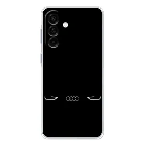 Силиконовый бампер с картинкой машины на Samsung Galaxy A36 5G (Силует Audi)
