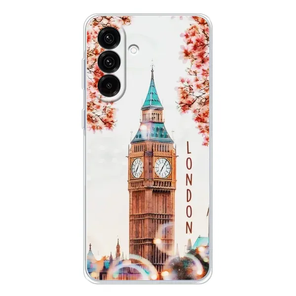 Чехол с рисунком «Часы Лондон» для Samsung Galaxy A36 5G
