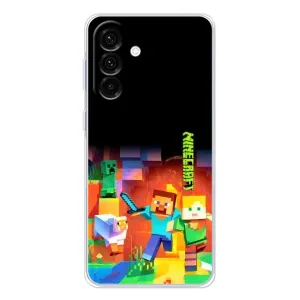 Чохли для Samsung Galaxy A36 5G (Персонажі МайнКрафт) (Герой Майнкрафт)
