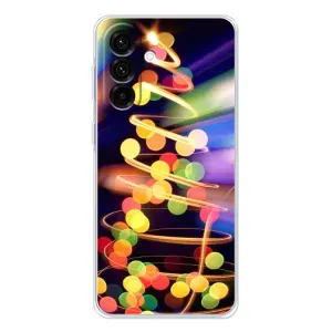 Чохол новорічна ялинка на Samsung Galaxy A36 5G (Гірлянди)