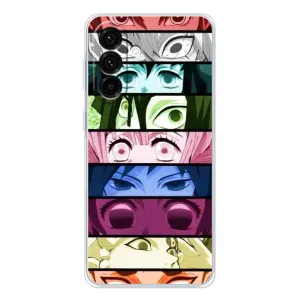 Силиконовые чехлы с глазами Anime для Гелекси А36 5Джи (Глаза Хашира)