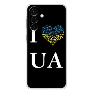 Силиконовый Чехол на Samsung Galaxy A36 5G (Я-Украина) (I Love UA)