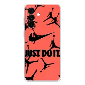Силиконовый Чехол Nike Air Jordan на Гелекси А36 5Джи (Just Do It)