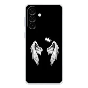 Чохол (Корона на чорному фоні) для Galaxy A36 5G (Крила і корона)