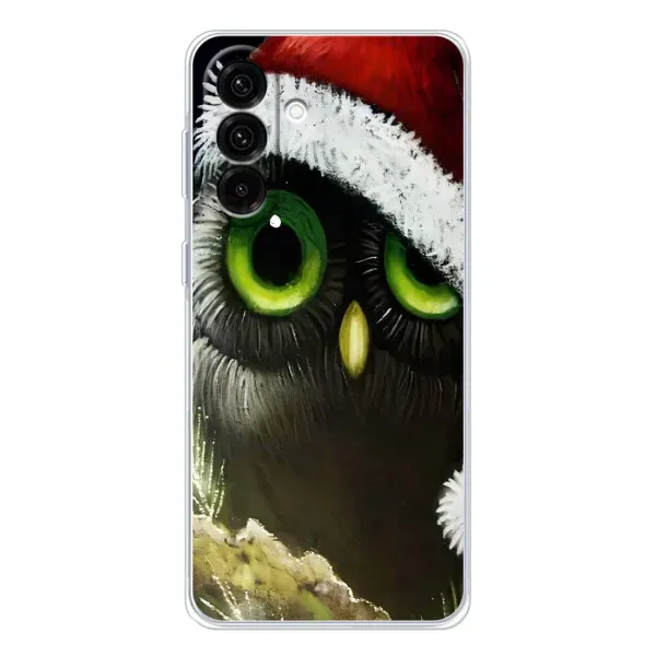 Чехол с рисунком «Новогодняя Сова» для Samsung Galaxy A36 5G Чехол с рисунком «Новогодняя Сова» для Samsung Galaxy A36 5G