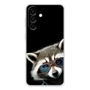 Силіконовий Чохол з Энотами  на Samsung Galaxy A36 5G (Стильний Єнот)