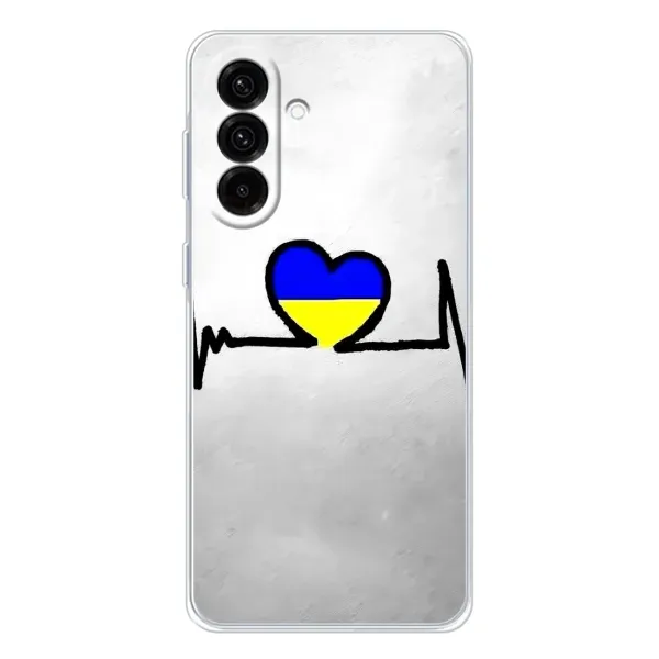 Чехол с рисунком «Украинская кардиограмма» для Samsung Galaxy A36 5G Чехол с рисунком «Украинская кардиограмма» для Samsung Galaxy A36 5G