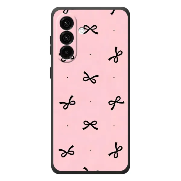 Чехол с рисунком «Черные бантики» для Samsung Galaxy A37 Чехол с рисунком «Черные бантики» для Samsung Galaxy A37