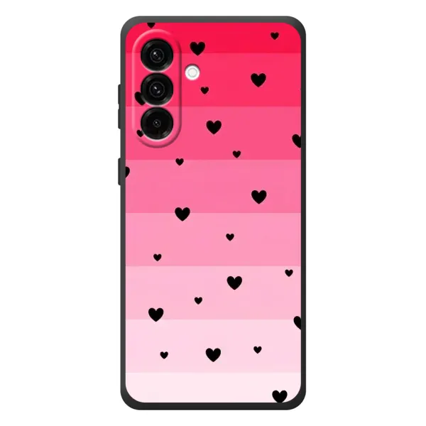 Чехол с рисунком «Чорные сердечки» для Samsung Galaxy A37 Чехол с рисунком «Чорные сердечки» для Samsung Galaxy A37