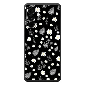 Чохли з тематикою "КВІТИ" на Samsung Galaxy A37 (цвітіння на чорному)