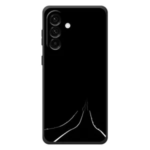 Чехол с картинками на черном фоне для Samsung Galaxy A37 (Дорога)