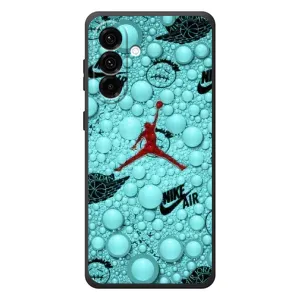 Силиконовый Чехол Nike Air Jordan на Галакси А37 (Джордан Найк)