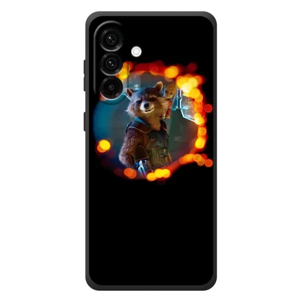 Чехол с рисунком «Енот Ракета» для Samsung Galaxy A37 Чехол с рисунком «Енот Ракета» для Samsung Galaxy A37