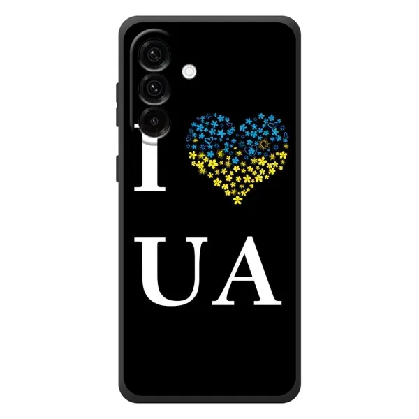 Чехол с рисунком «I Love UA» для Samsung Galaxy A37 Чехол с рисунком «I Love UA» для Samsung Galaxy A37