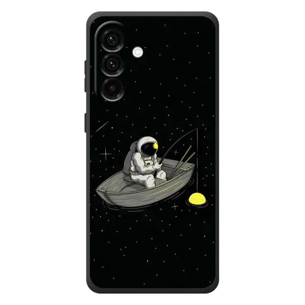 Чехол с рисунком «Космонавт на рыбалке» для Samsung Galaxy A37 Чехол с рисунком «Космонавт на рыбалке» для Samsung Galaxy A37