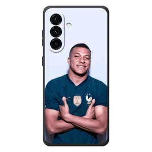 Чехол (TPU) с Футболистом на Samsung Galaxy A37 (Мбаппешичка)