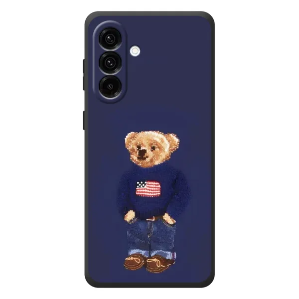 Чехол с рисунком «Мишка USA» для Samsung Galaxy A37