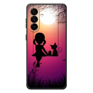 Девчачий Чехол для Samsung Galaxy A37 (На качели)
