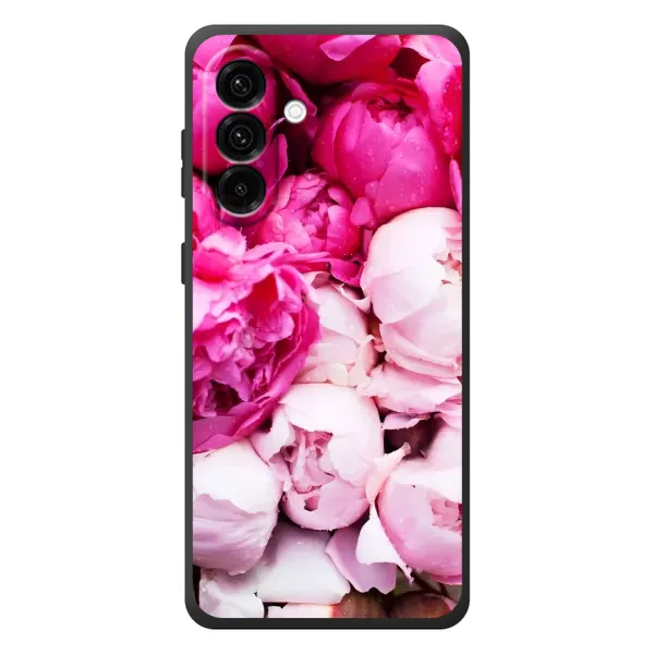 Чехол с рисунком «Пионы» для Samsung Galaxy A37