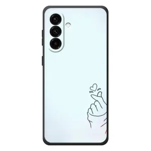 Чехлы (Знак сердечка) на Samsung Galaxy A37 (Сердце на голубом)