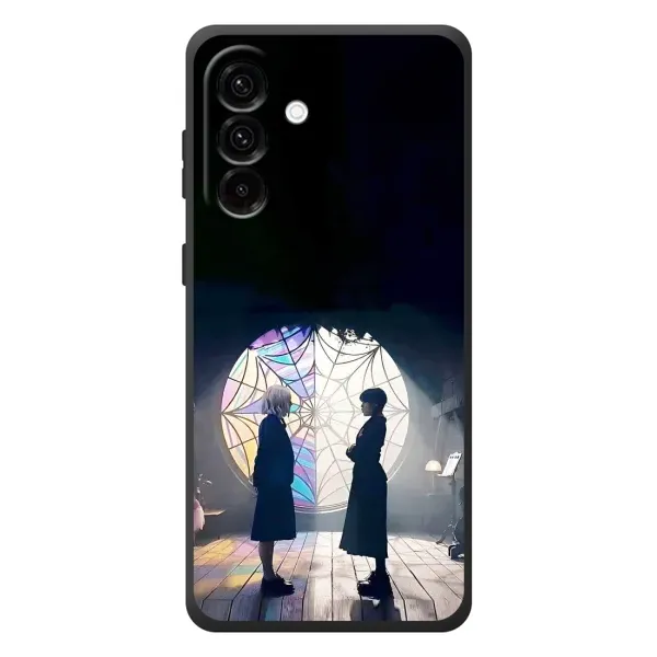 Чехол с рисунком «Уэнсдей и Энди» для Samsung Galaxy A37 Чехол с рисунком «Уэнсдей и Энди» для Samsung Galaxy A37