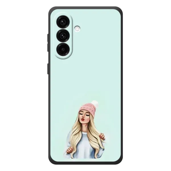 Чехол с рисунком «В шапке» для Samsung Galaxy A37 Чехол с рисунком «В шапке» для Samsung Galaxy A37