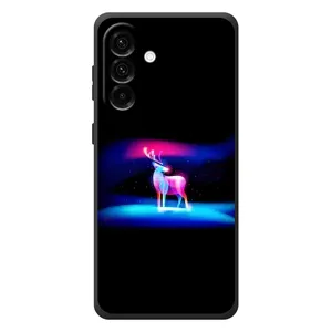 Силіконовий бампер з картинкою звірів для Samsung Galaxy A37 (Яскравий олень)
