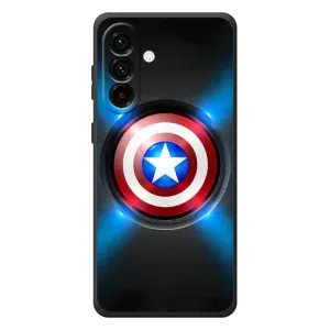 Чехол с Щитом Капитана Америки на Samsung Galaxy A37 (Яркий Щит Капитана)