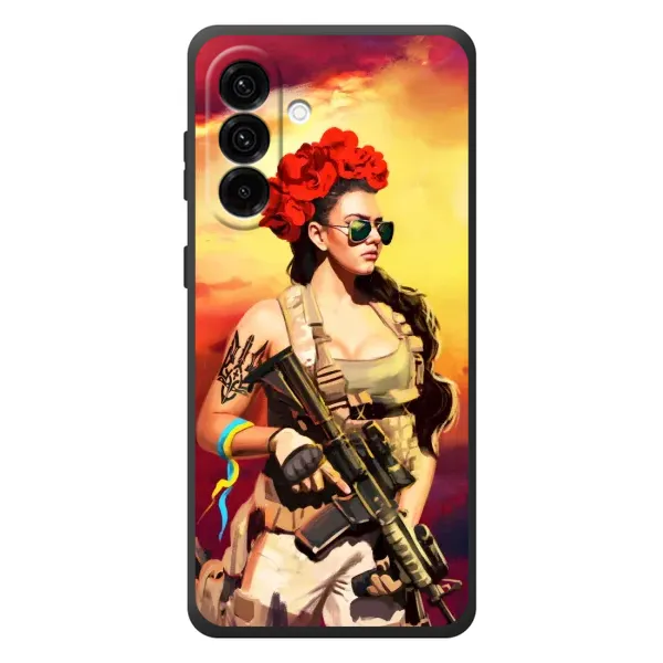 Чехол с рисунком «Женщина солдат» для Samsung Galaxy A37 Чехол с рисунком «Женщина солдат» для Samsung Galaxy A37