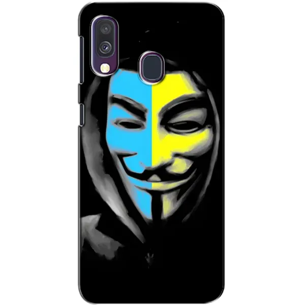 Чехол с рисунком «Анонимус патриот» для Samsung Galaxy A40 2019 (A405F) Чехол с рисунком «Анонимус патриот» для Samsung Galaxy A40 2019 (A405F)