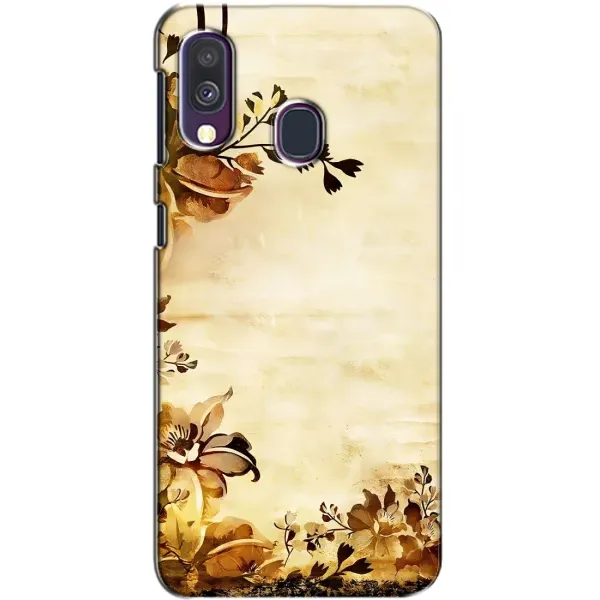 Чехол с рисунком «Арт-цветы» для Samsung Galaxy A40 2019 (A405F) Чехол с рисунком «Арт-цветы» для Samsung Galaxy A40 2019 (A405F)