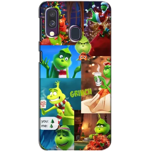 Чехол с рисунком «Арт Гринч» для Samsung Galaxy A40 2019 (A405F) Чехол с рисунком «Арт Гринч» для Samsung Galaxy A40 2019 (A405F)
