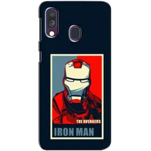 Чехол Супергерой Железный человек на Samsung Galaxy A40 2019 (A405F) (Art Iron man)