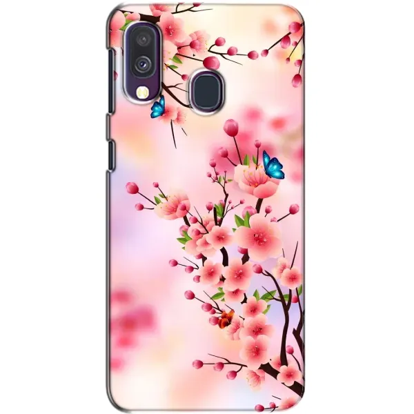Чехол с рисунком «Бабочки на сакуре» для Samsung Galaxy A40 2019 (A405F) Чехол с рисунком «Бабочки на сакуре» для Samsung Galaxy A40 2019 (A405F)