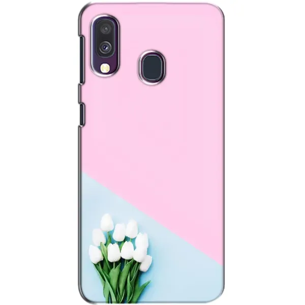 Чехол с рисунком «Белые тюльпаны» для Samsung Galaxy A40 2019 (A405F) Чехол с рисунком «Белые тюльпаны» для Samsung Galaxy A40 2019 (A405F)