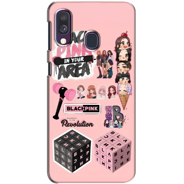 Чехол с рисунком «BLACK PINK коллаж» для Samsung Galaxy A40 2019 (A405F)