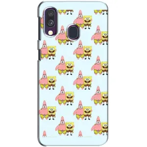 Чехлы с Патриком на Samsung Galaxy A40 2019 (A405F) (Боб и Патрик)