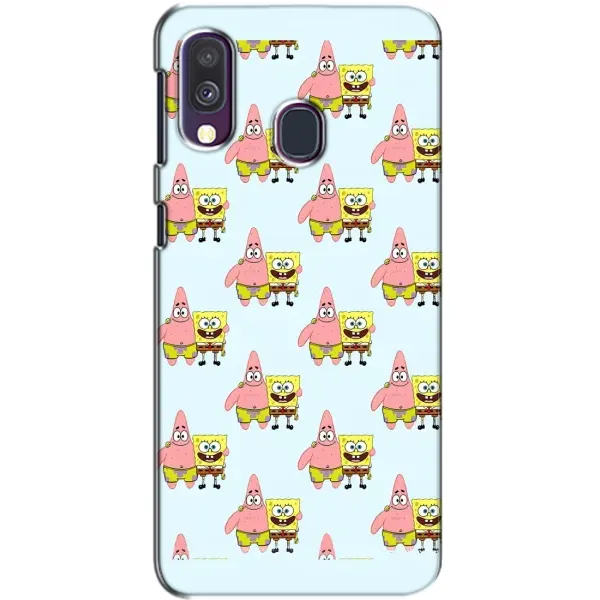 Чехол с рисунком «Боб и Патрик» для Samsung Galaxy A40 2019 (A405F)