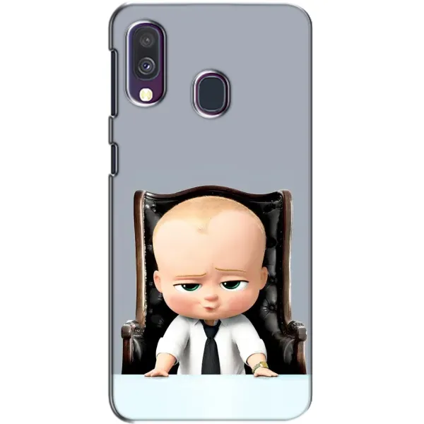 Чехол с рисунком «BOSS» для Samsung Galaxy A40 2019 (A405F)